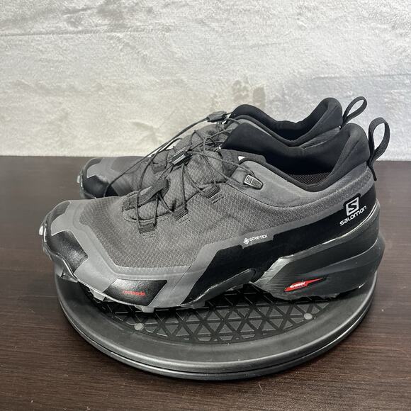 SALOMON Speedcross GTX Womens Size 8.5 Black Gore-Tex Trail Running Shoes - Picture 3 of 10